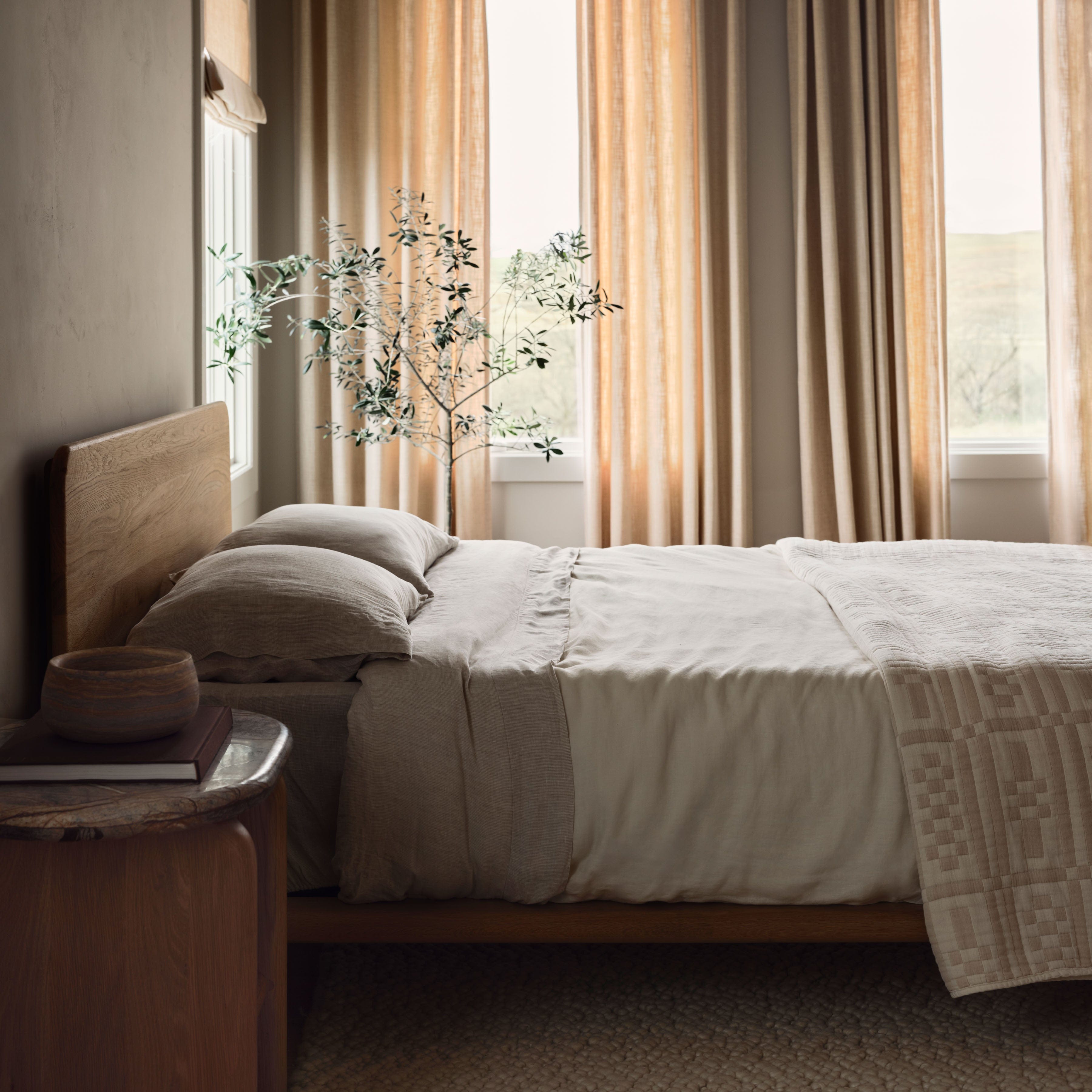 Alegria Organic Cotton Quilted Bed Blanket - Image 5